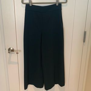 Zara High Waist Wide Leg Crop Pants / Culottes